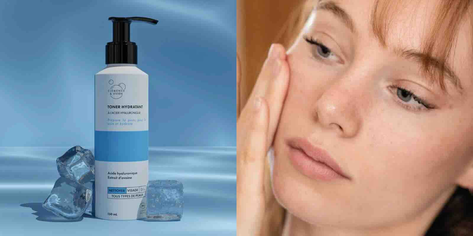 Feuchtigkeitsspendender Gesichtstoner mit Hyaluronsäure Naturkosmetik Clémence & Vivien Bio online Shop l'Officina Paris